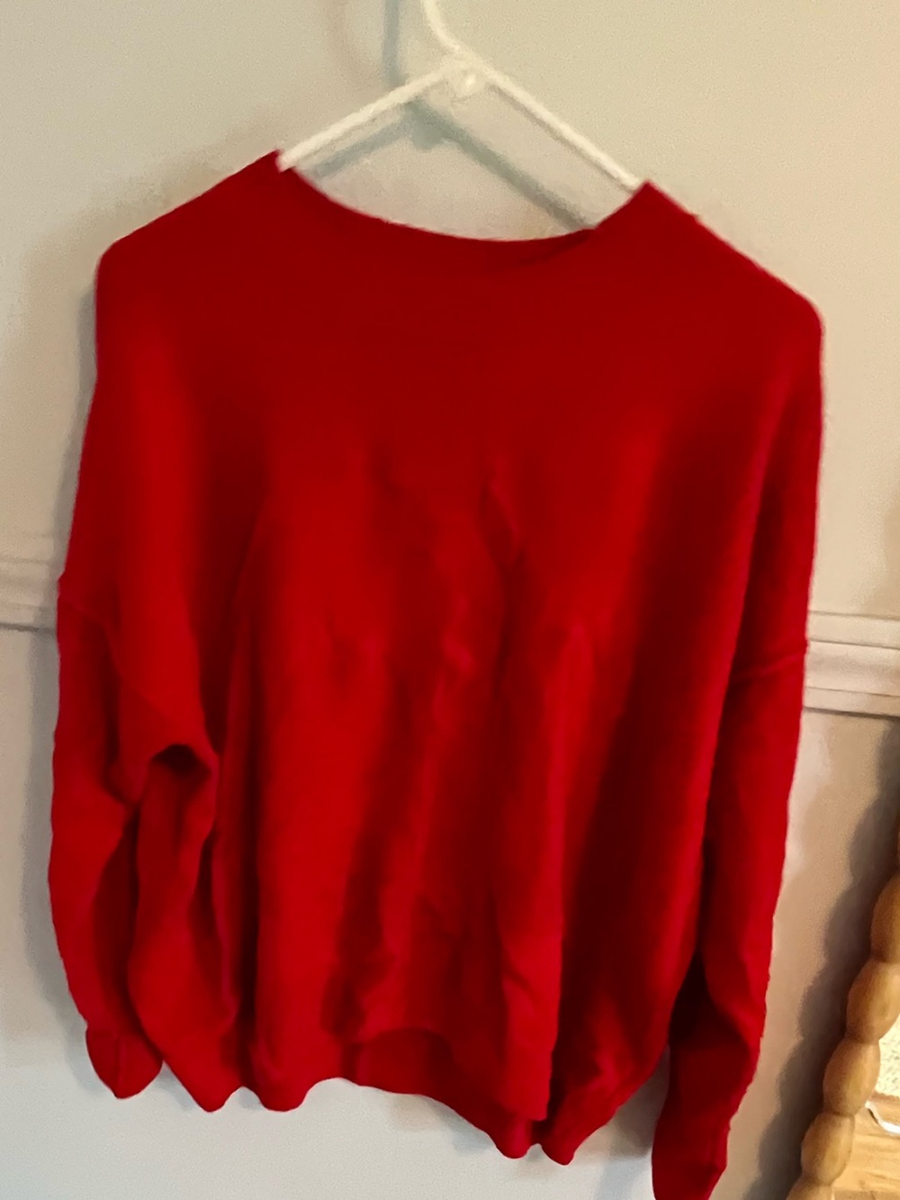 Vince Camuto Bold Red Crewneck Sweater